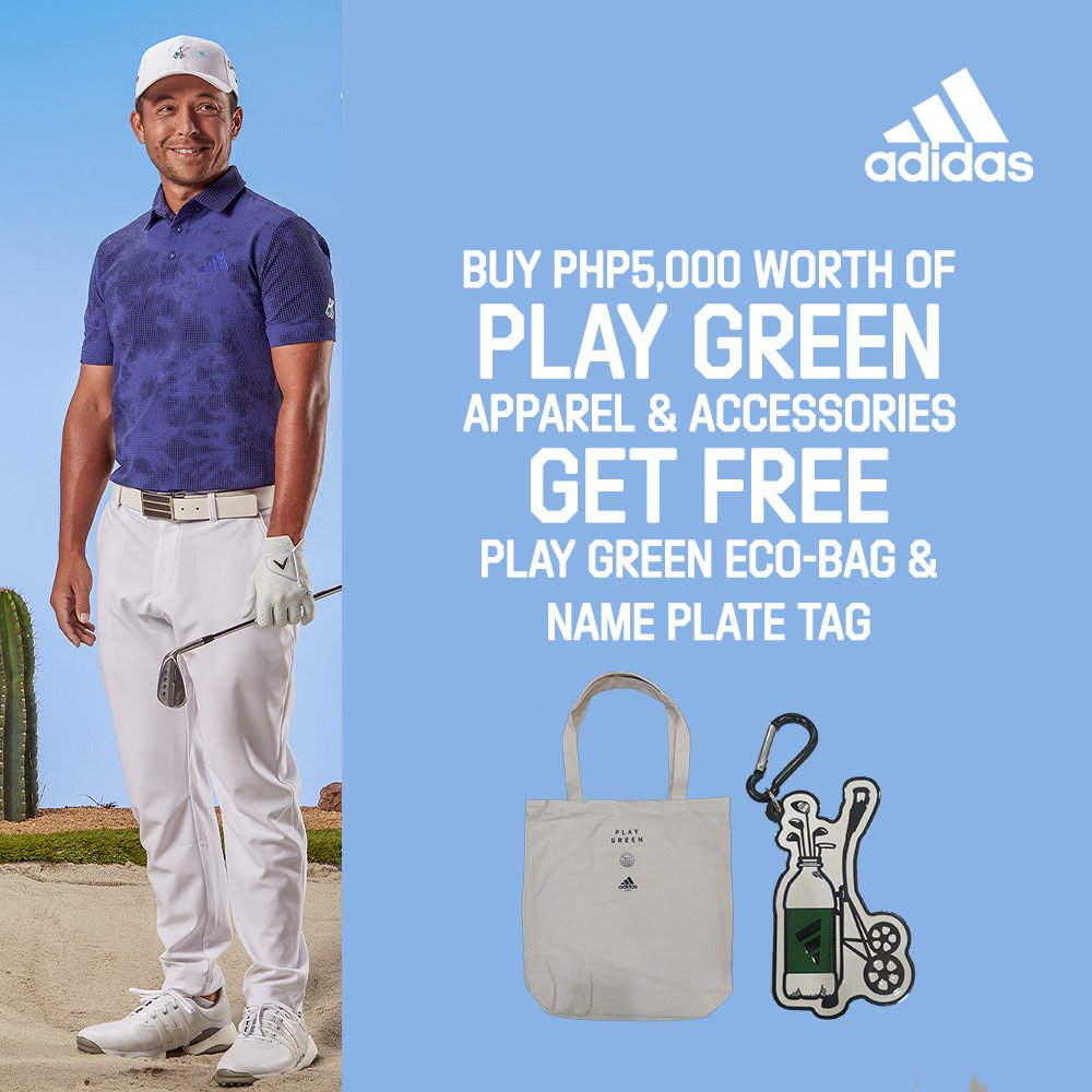 Buy PHP5,000 worth of PlayGreen Apparel and Accessories, get FREE PlayGreen Eco-bag and Name Plate Tag