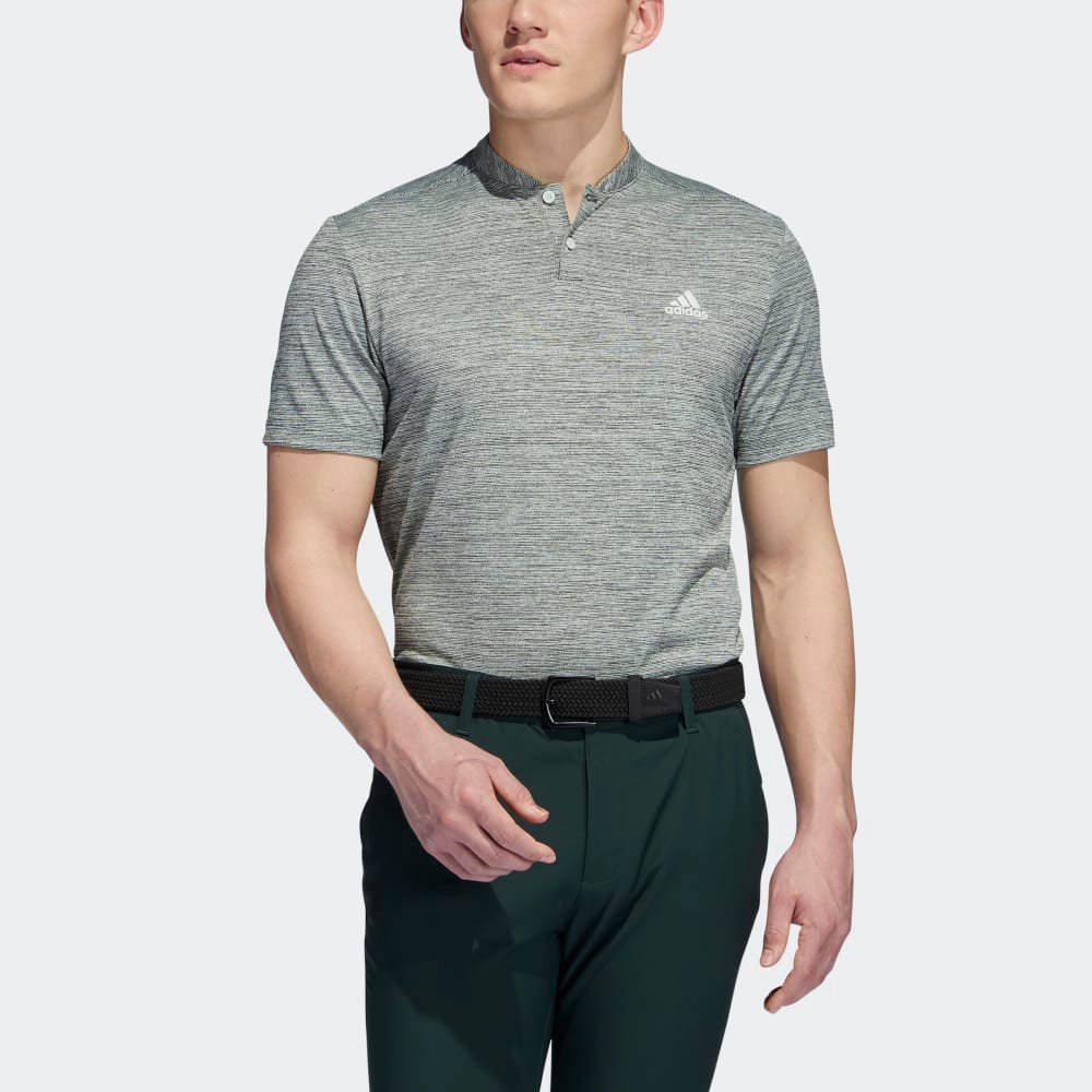 adidas Golf Textured Stripe Polo Shirt