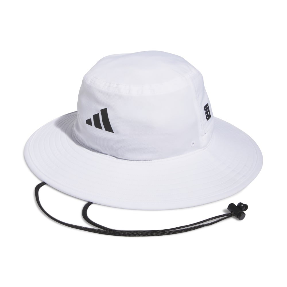 adidas White Wide-Brim Golf Hat