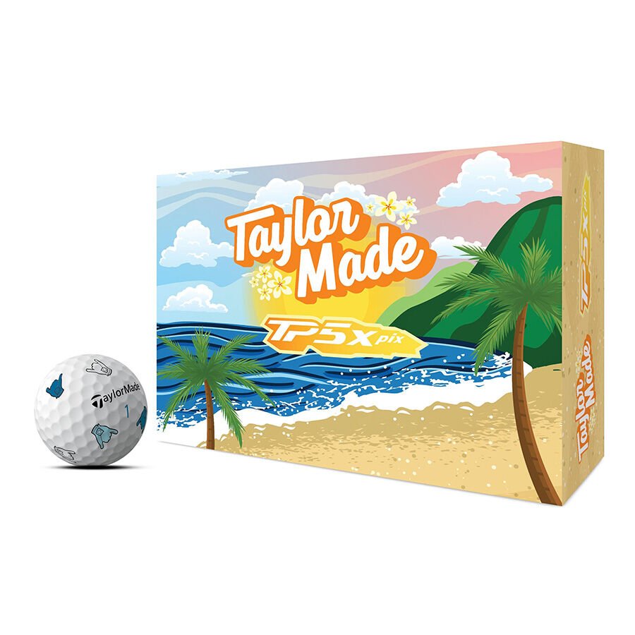 TaylorMade TP5x PIX Shaka Golf Balls